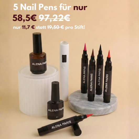 5 Nail Pens – Sale Angebot