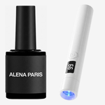 UV Top Coat + Tragbare UV-Lampe